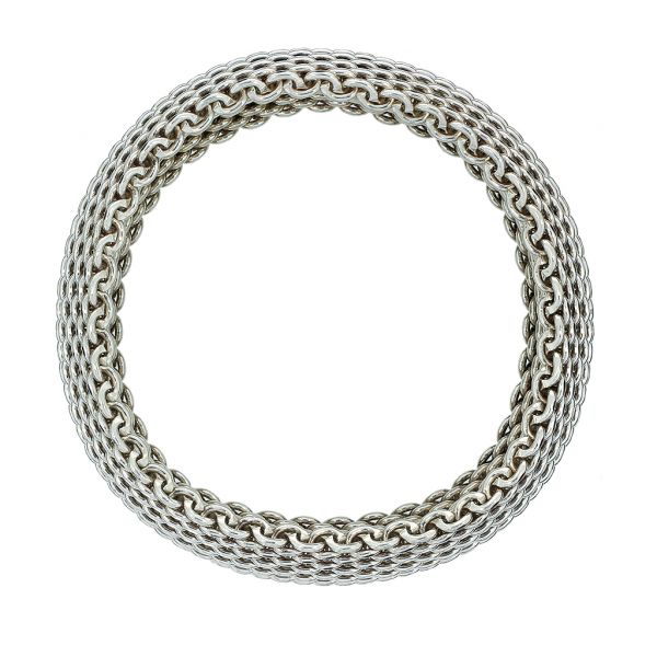 Tiffany & Co Wide Somerset Mesh 7 1/4